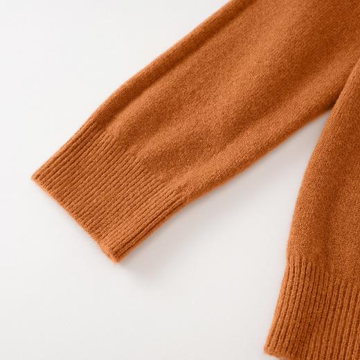 【A类品质，羊绒般手感】儿童秋冬新款卷边混纺羊毛衫 男女童半高领羊毛内搭 外穿 针织打底保暖羊毛衫 商品图7