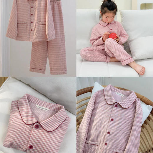 【南法田园·快乐小猫儿童套装】 家居服 睡衣  商品图4