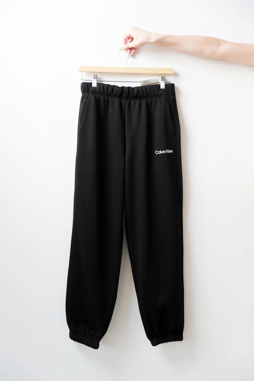 巨厚巨厚哇，加厚又加绒。字母印花松紧腰身收口小脚卫裤C102888 商品图4