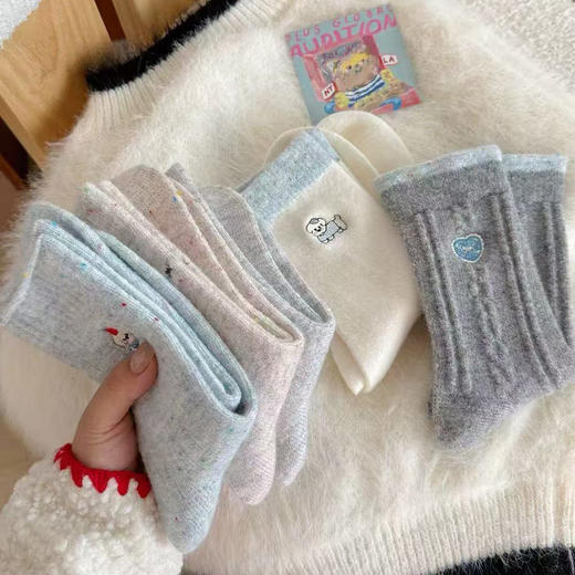 基础-韩系小狗羊毛袜袜子女袜-纪念日百货门店同款167295437 商品图2