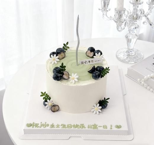 ins小清新蓝莓小花朵简约蛋糕-低糖处理无添加 商品图3