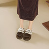 Westory2025年冬季绒面厚底羊毛便捷穆嘞拖随性时髦深口毛毛鞋W25DM86291 商品缩略图3