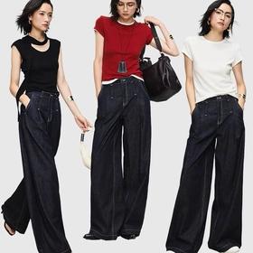 格桑米Gesamy夜幕明线牛仔裤 | 视觉魔法线!这条牛仔裤能颠覆刻板印象，史诗级藏肉显瘦