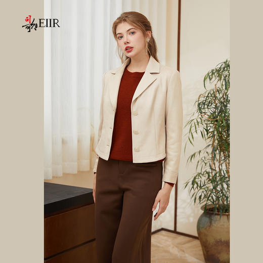 司歌收腰外套翻领长袖收腰女春秋B921096Y 商品图1