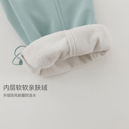 【无氟防泼水】马克珍妮男女童加绒软壳工装裤2025年冬款551736 商品图4