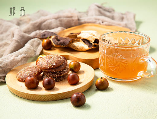 【邱品 陈皮酸枣饼】南酸枣水白砂糖陈皮食用盐 120克/袋  酸甜可口，便携零食 商品图2