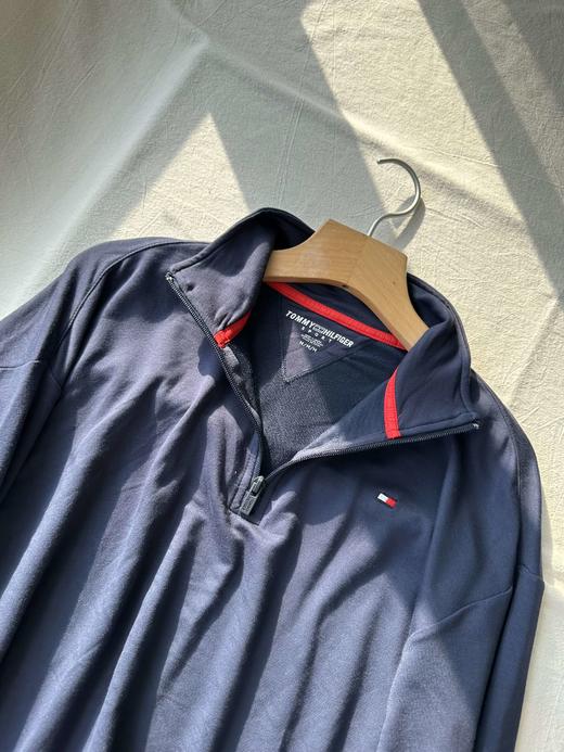 贝壳三 运动休闲立领女士纯色卫衣半拉链宽松柔软上衣C102818 商品图7