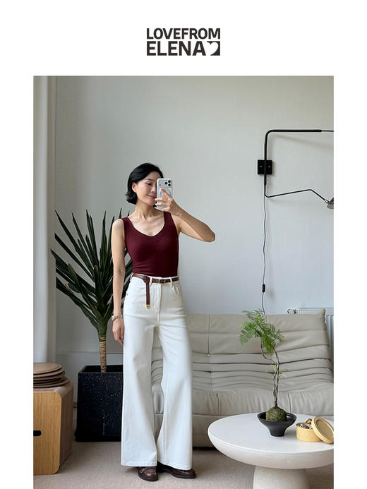 内里薄绒 保暖打底背心（含罩杯） 商品图5