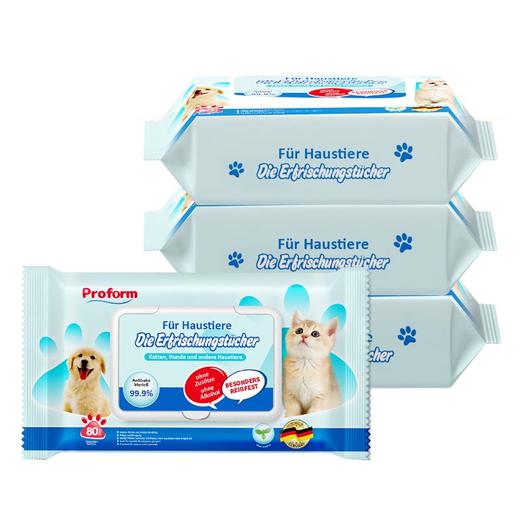 德国普乐姆宠物湿巾纸80抽 商品图2