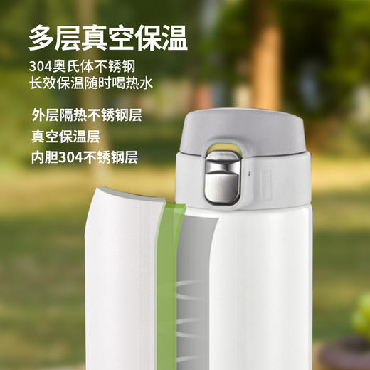 栢士德BYSTON 不锈钢弗里真空保温杯BST-114（颜色随机）/480ML【CZ】 商品图3