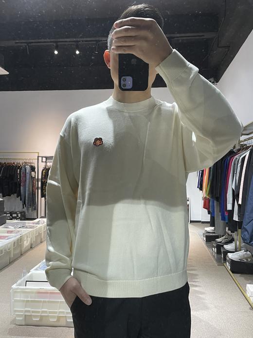 【超惠秒】KENZO 高田贤三 男士全羊毛海棠花logo针织衫毛衣11126 商品图13
