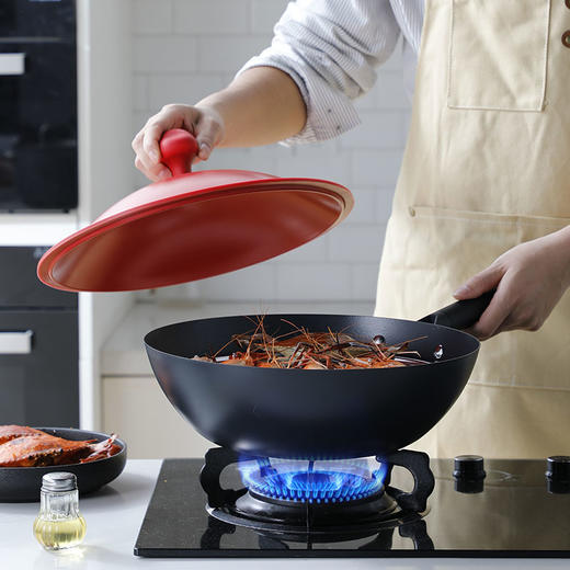 神田 铁神系列纤维纹云朵盖款32cm 富贵红-S 商品图3