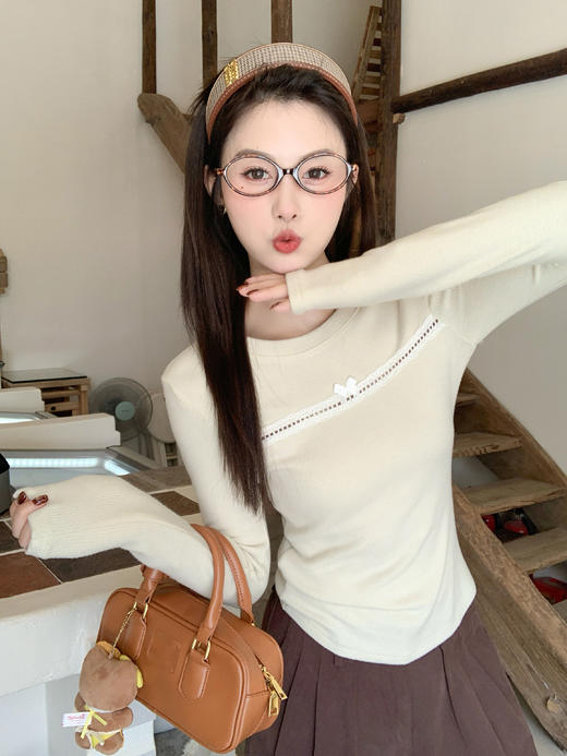 【110元任选2件】现货！浅绿色修身打底衫 商品图10