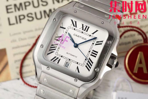 AF卡地亚桑托斯 山度士系列 山度士大号机械男款腕表，成熟魅力之典范 商品图1