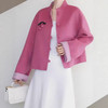网红爆款2025秋冬双面羊毛大衣小个子气质短款毛呢外套 商品缩略图1