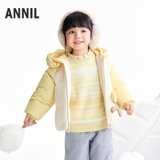 【实体店同款】女童短款羽绒服冬季新款安奈儿童装XG545452 商品图2