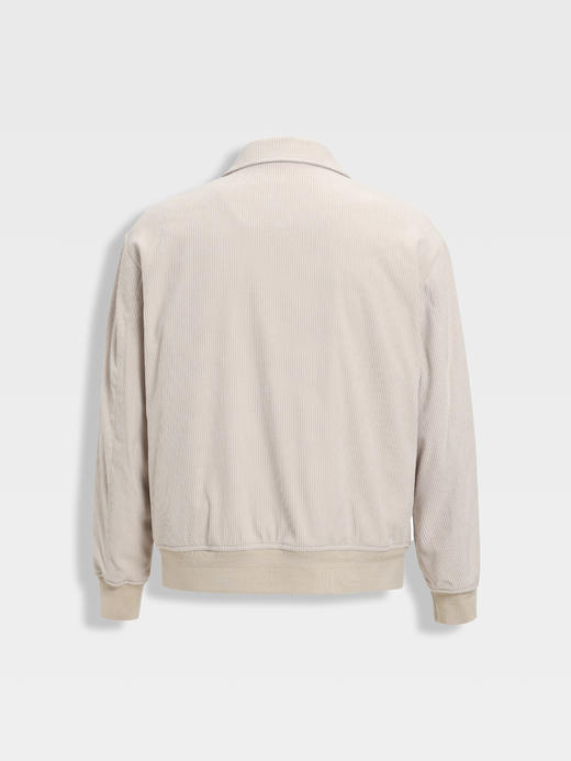 callisto糯米白灯芯绒鹅绒羽绒服 商品图1