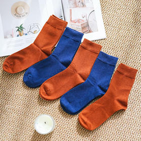 胖D来代工厂羊毛袜子10双（姜黄色6双+宝蓝色4双）10A抗菌➕羊毛保暖➕无骨 美国杜邦莱卡橡筋 德国高弹力纱线 亲肤吸汗透气 超贴合超舒适超耐穿