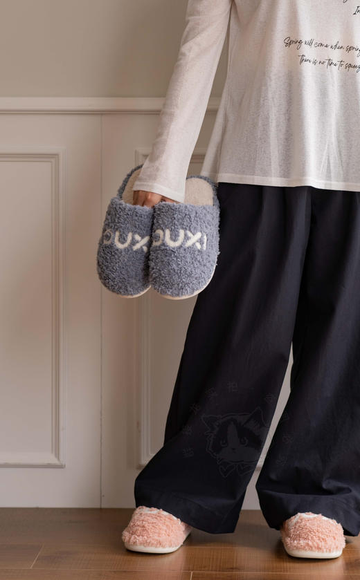 🔥朴西正品直供——【朴西流影家居棉拖鞋】团购只要💰29.9，✅帮面：精品法兰绒，柔软亲肤，✅内里：高密加厚舒棉绒，保暖锁温，✅鞋底：EVA高弹鞋底，静音防滑🤩 商品图7