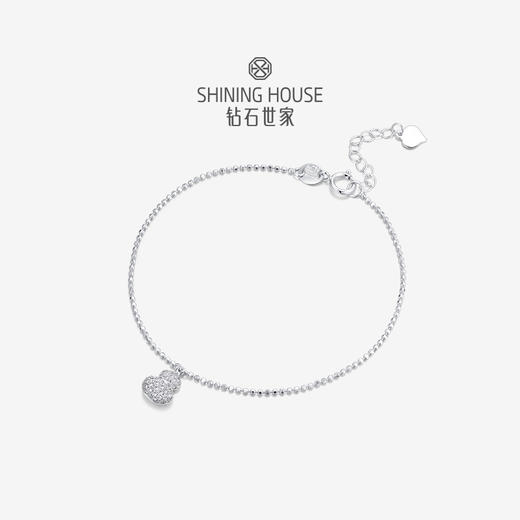 【实心款】【 玲珑宝葫 】钻石世家 玲珑宝葫系列 18K金葫芦镶钻项链 18K金葫芦镶钻戒指 18K金葫芦镶钻手链【单吊坠，上图仅为搭配示意】不支持无理由退换货 预计3-5天发货 商品图8