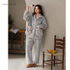 可人儿原创冬季舒棉绒女士睡衣韩系加厚保暖可外穿珊瑚绒家居服 商品缩略图0