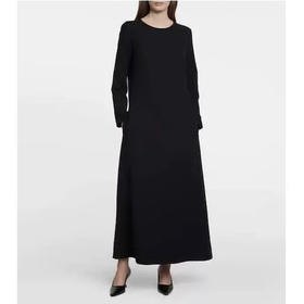 the Row羊毛长连衣裙