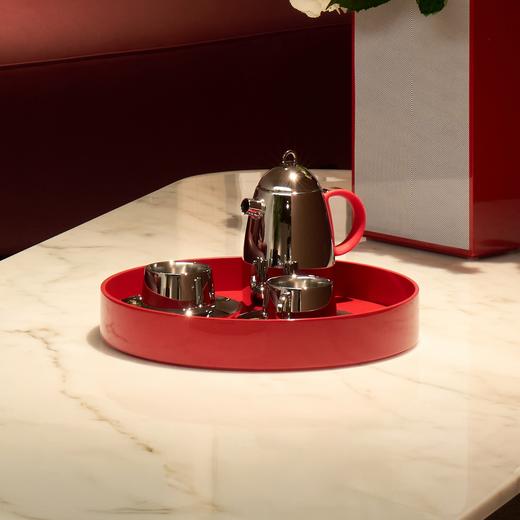 欧普漆器圆托盘 红色 RESONG日诵家居 商品图3