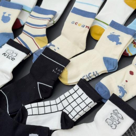 板牙专属！西班牙ESLUIS VECENTE儿童绘染缤纷袜（15双装）款式随机 商品图12