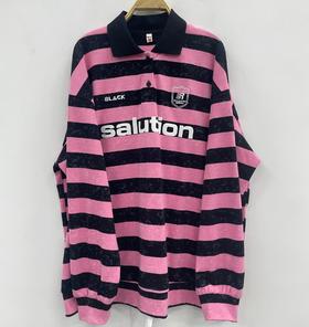 NC翻领粗条纹长袖卫衣50702（红）秋季253012050321