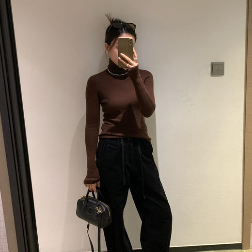 德国扬子羊毛纱线高领毛衣可机洗不易起球102801 商品图7