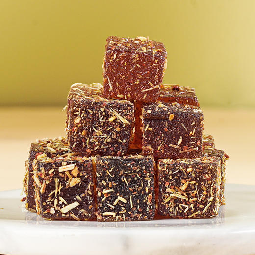 【4袋】甘草枇杷糕、草本软糕、独立小包装、清凉酸甜可口休闲小零食、100g/袋 商品图4