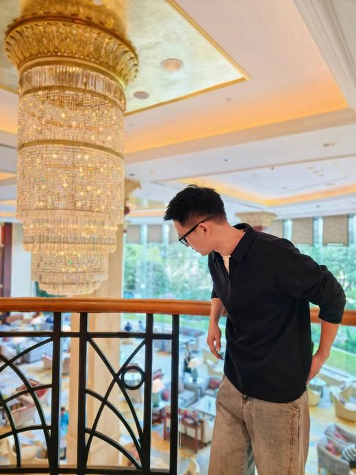 秋季上新❗【英国轻奢品牌Gesamy男士假两件Polo长袖衫】320g高克重华棉面料，肌理紧密，柔软触感；假两件Polo领设计，商务绅士又通情【无标出货 介意慎拍】-WD 商品图3