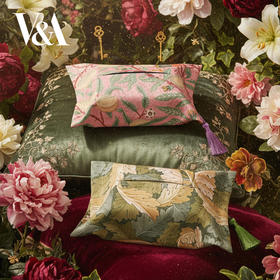 V&A博物馆 威廉莫里斯系列 茛苕叶-绮蔓时光 水果或石榴-百籽呈祥 纸巾盒