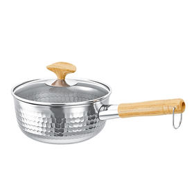 神田钻石纹18cm雪平锅套装(锅 锅盖)