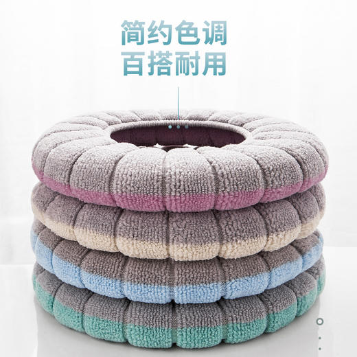 买一送一 通用马桶垫坐垫针织坐便套四季可用马桶套家用保暖弹力加厚坐便套 商品图3