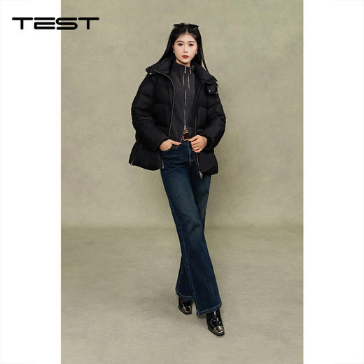 冬上新时尚气质优雅保暖舒适长羽绒服2254023 商品图3