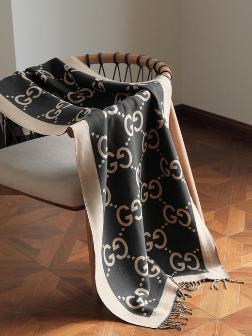 WJ16-古驰 双G 羊绒围巾（QZ*MM） 商品图3