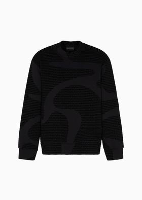 E ARMANI 卫衣男  EM002900AF10013-FC242 黑色.