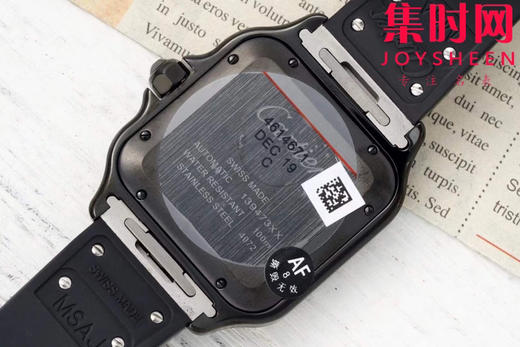 AF卡地亚桑托斯 山度士系列 山度士大号男款WSSA0039 黑武士 全黑山度士
机芯：搭载进口9015 商品图5