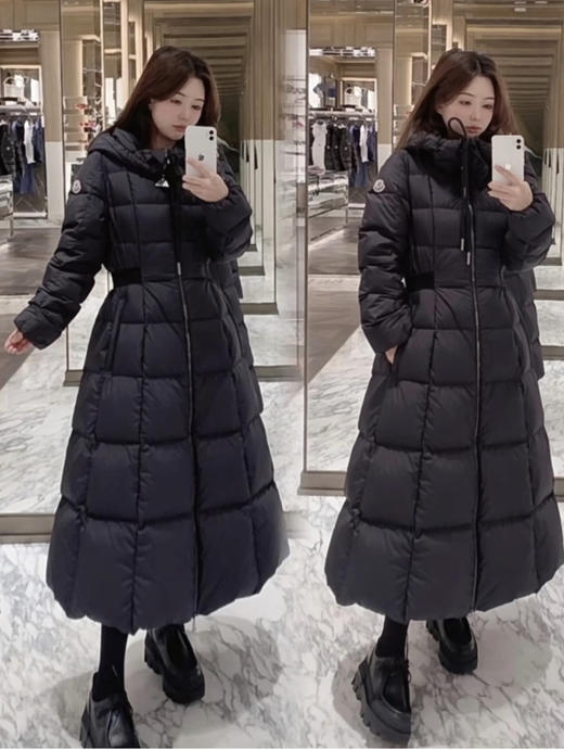 1028-8 忙可女士高腰鹅绒服 行走的鹅绒被 我穿4码 商品图0