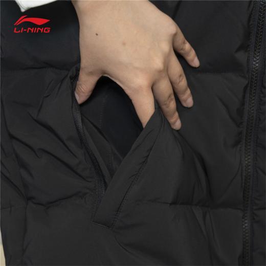 李宁火锅羽绒服丨男款25冬季鸭绒短款保暖上衣立领运动外套AYMV581 商品图5