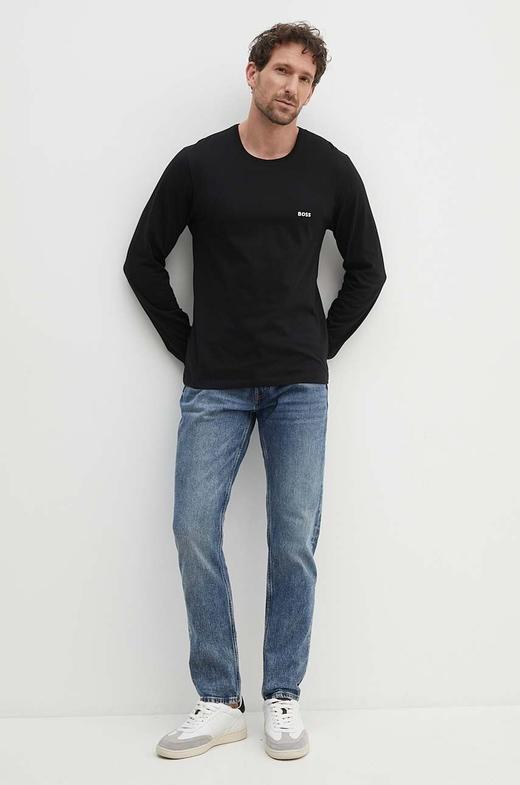 【超惠秒】BOSS 男士全棉刺绣 三件装盒装 打底/外穿长袖T恤 12284 商品图5