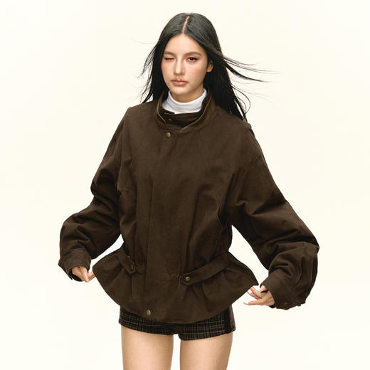 Ariseism 美式复古风衣短外套女秋季新款外套 商品图0