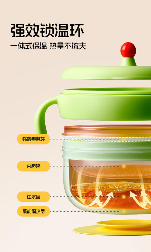 【会员盛典限定】注水保温碗（积分兑礼；5号/8号/12号15点抢！） 商品图2