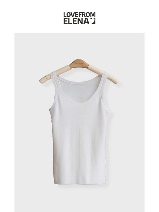 澳洲羊毛针织打底背心 商品图0