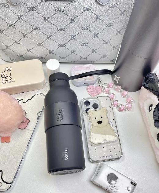 【不锈钢304杯身 内胆抽真空 一瓶两盖】探险家500ml保温水杯（保冷/保暖均可）注：送礼品袋+吸管+杯刷+精棉2片 商品图8