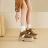 Westory2025年冬季绒面厚底保暖高帮靴休闲大地色系超轻增高短靴W25DS86151 商品缩略图7