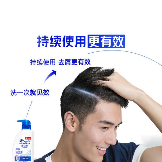 海飞丝去屑深度洁净型洗发露430G*2瓶【有效期至2026年8月】 商品图4