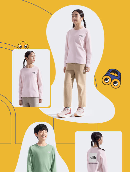 北面 25年秋冬  内搭  8F5T 商品图5