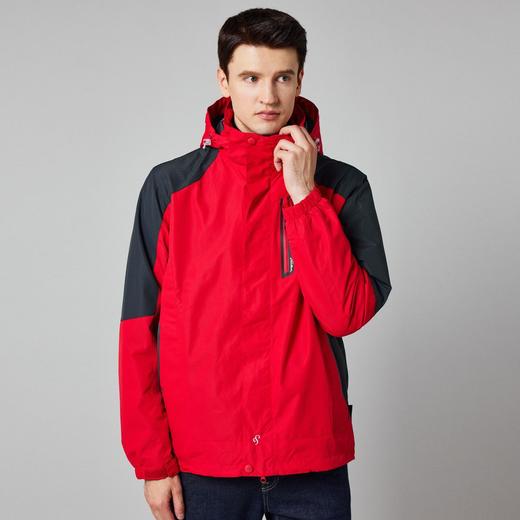 【摇粒绒内胆】罗蒙秋冬保暖外套男时尚休闲户外保暖可拆卸内胆御寒两件套 商品图1